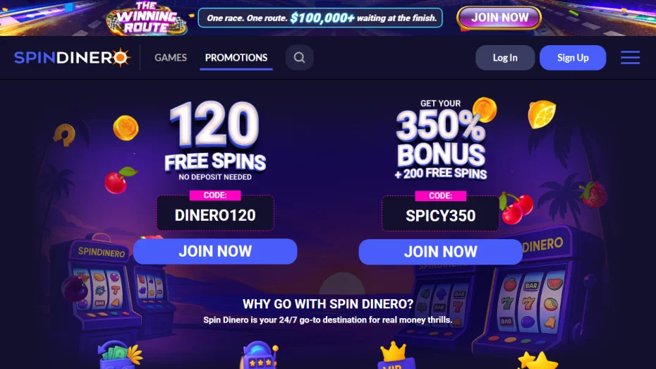 SpinDinero Casino Free Spins